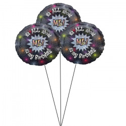 All About Me Birthday Sweet Balloon(Bunch Of Three)